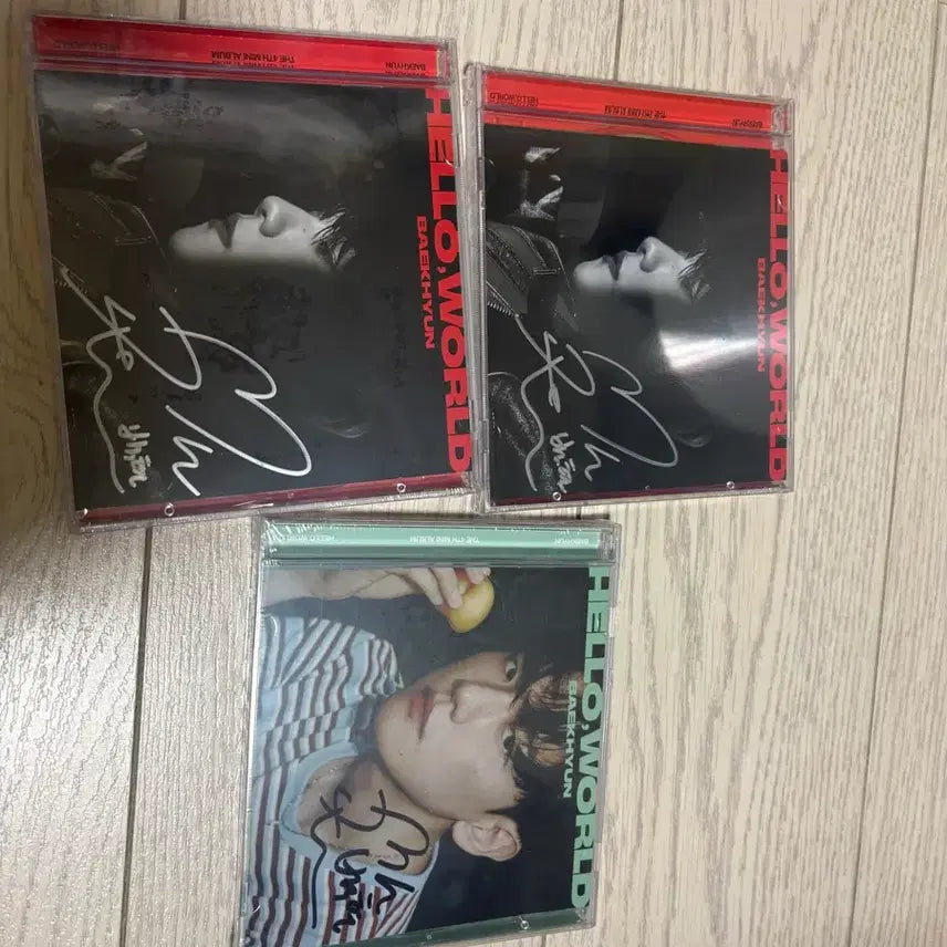[BUNJANG] Baekhyun Hello World Jewel USA Edition Signed Album (Sealed) - 3 Album Bundle / 백현 헬로월드 hello world 쥬얼 미국반 싸인앨범 미개봉 3장