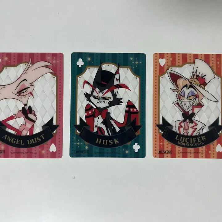 [BUNJANG] The Hyundai Seoul Pop-up Store Exclusive Hazbin Hotel Clear Card Set / 해즈빈 호텔 더 현대 서울 팝업 스토어 특전 클리어 카드 판매