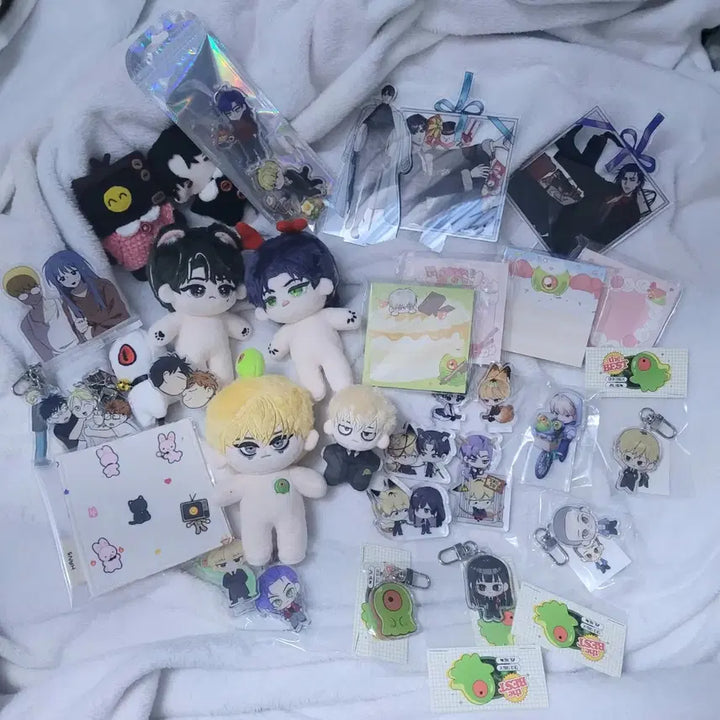 [BUNJANG] Web Novel/Webtoon Merchandise Set / 웹소웹툰 공식비공식 굿즈 세트 이착헌 괴담출근 브구소 집없