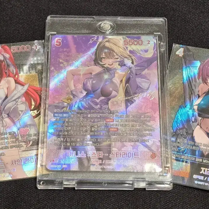 [BUNJANG] Nikke: Goddess of Victory Anis &amp; Rapi Signed Cards (2 pcs) / 니케 니벨아레나 아니스 라피 싸인2장