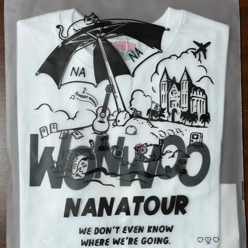 [BUNJANG] SEVENTEEN Nanature Wonwoo T-Shirt L / 세븐틴 나나투어 원우 티셔츠 L