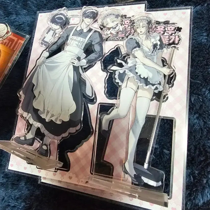 [BUNJANG] Maid Outfit Acrylic Stand Set / [일괄가] 비온 사용후 반품불가 아크릴 스탠드 세트