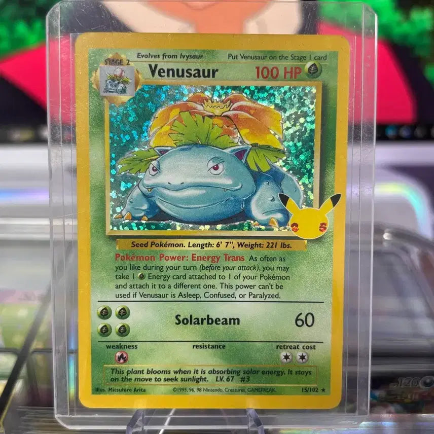 [BUNJANG] Old Back Venusaur Card / 올드백 이상해꽃 카드 등급용