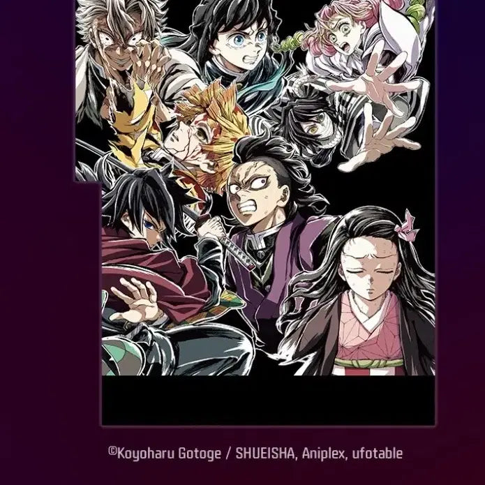 [BUNJANG] Demon Slayer: Kimetsu no Yaiba Infinity Castle Endroll Illustration Card Set / 2개 세트) 귀멸의칼날 무한성 엔드롤 일러스트 카드 굿즈 특전