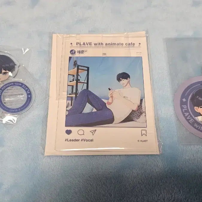 [BUNJANG] PlaYve Animate Collaboration POB Yejun Acrylic Photo Frame, Acrylic Stand, and Drink Pick Set / 플레이브 애니메이트 콜라보 특전 예준