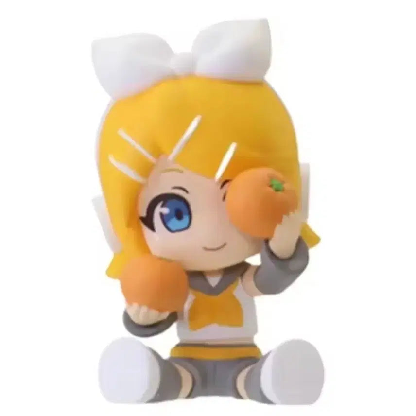 [BUNJANG] Vocaloid Kagamine Rin Orange Figure / 보컬로이드 카가미네 린 귤 피규어