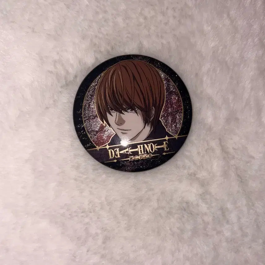 [BUNJANG] Death Note Light Yagami Glitter Can Badge / 데스노트 야가미 라이토 캔뱃지