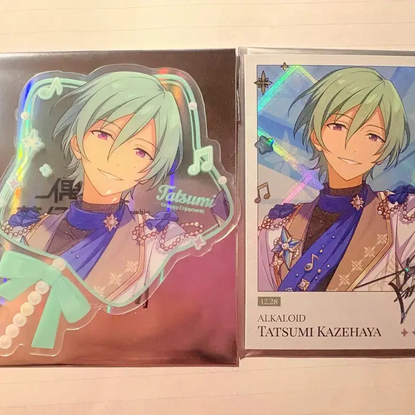 [BUNJANG] Ensemble Stars! Tatsumi 10th Anniversary Popup Polaroid Card &amp; Starry Clear Card Bundle Set / 가격내림x 일괄 앙스타 타츠미 10주년 팝업 폴라로이드 카드 스타별 클리어카드