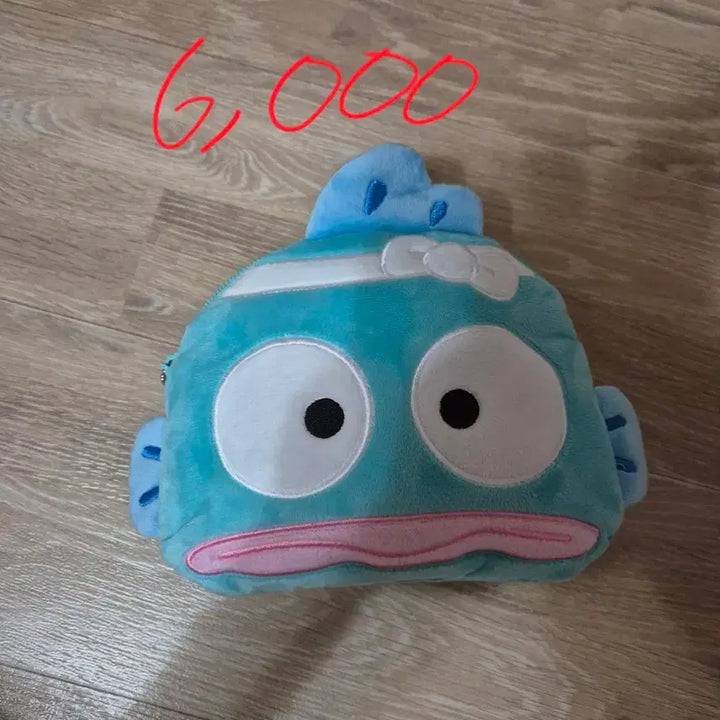 [BUNJANG] Sanrio Hangyodon Plush Pouch (Lottery 6th Prize) / 산리오 한교동 쿠지 6등상 인형 파우치