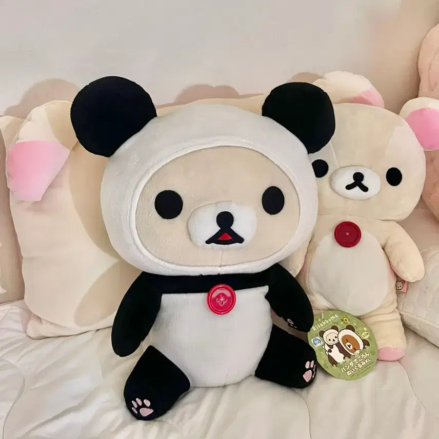 [BUNJANG] Classic Korilakkuma Panda Plush (Approx. 34cm) / 고전 코리락쿠마 판다 인형