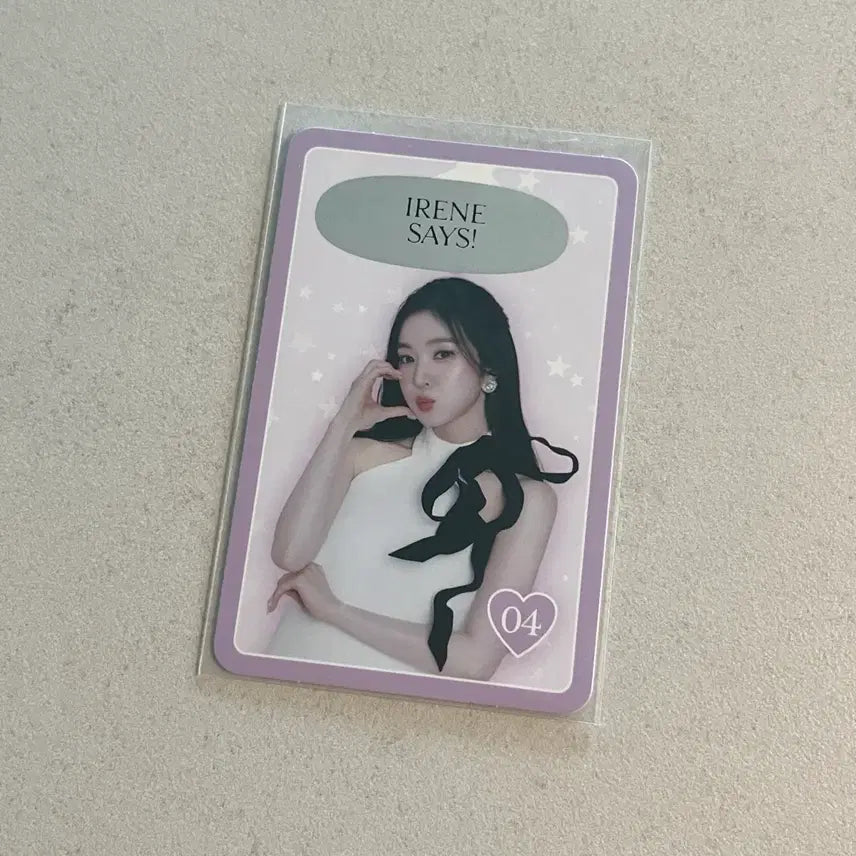 [BUNJANG] Red Velvet Irene I-Will Concert Speech Bubble Photocard / 레드벨벳 아이린 아이윌 I-WILL 콘서트 엠디 스피치 버블 포카 양도