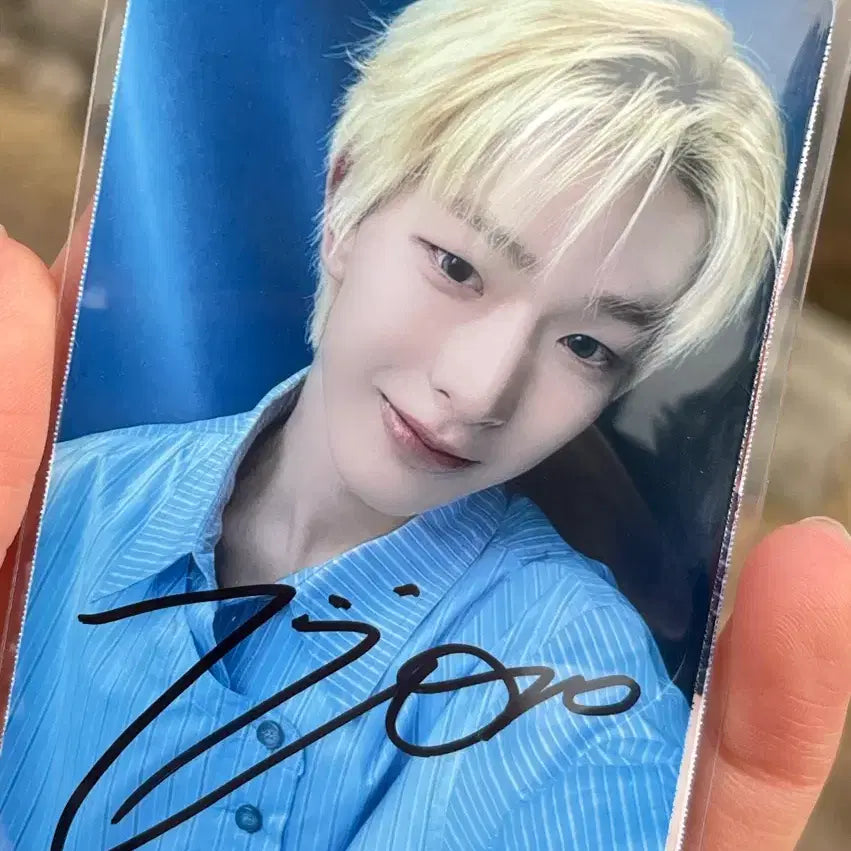 [BUNJANG] NEXZ Tomoya Signed Photocard / NEXZ 넥스지 토모야 덕밥집 친필 싸인 포카