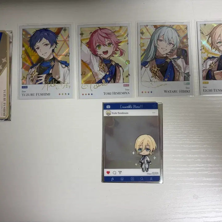 [BUNJANG] Ensemble Stars 10th Anniversary Spotlight on Stage! MoFun Pop-up Event Limited Exclusive Clear Photocard &amp; Polaroid Bundle Set / 일괄)앙스타 10주년 스포트라이트 온 스테이지 모펀 팝업 7만원 특전 투명 포카 입장특전 폴라로이드 피네 에이치 와타루 유즈루 토리