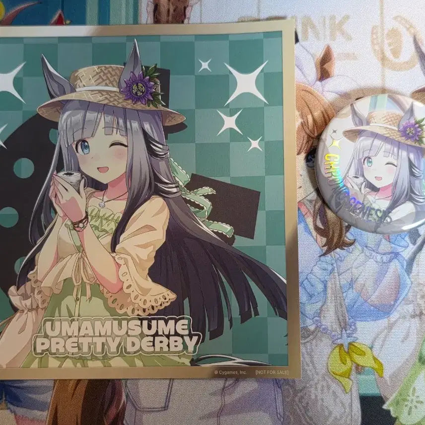 [BUNJANG] Uma Musume Aniplex Collaboration Can Badge (Chrono Genesis) / 우마무스메 애니플러스 콜라보 캔뱃지 판매