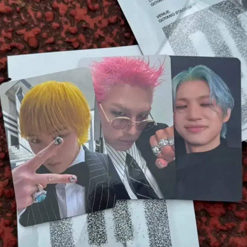 [BUNJANG] Bigbang Concert Membership Booth POB GD Taeyang Daesung Photocard Set / 빅뱅 고양 콘서트 멤버십 부스 특전 멤버 포토카드 포카
