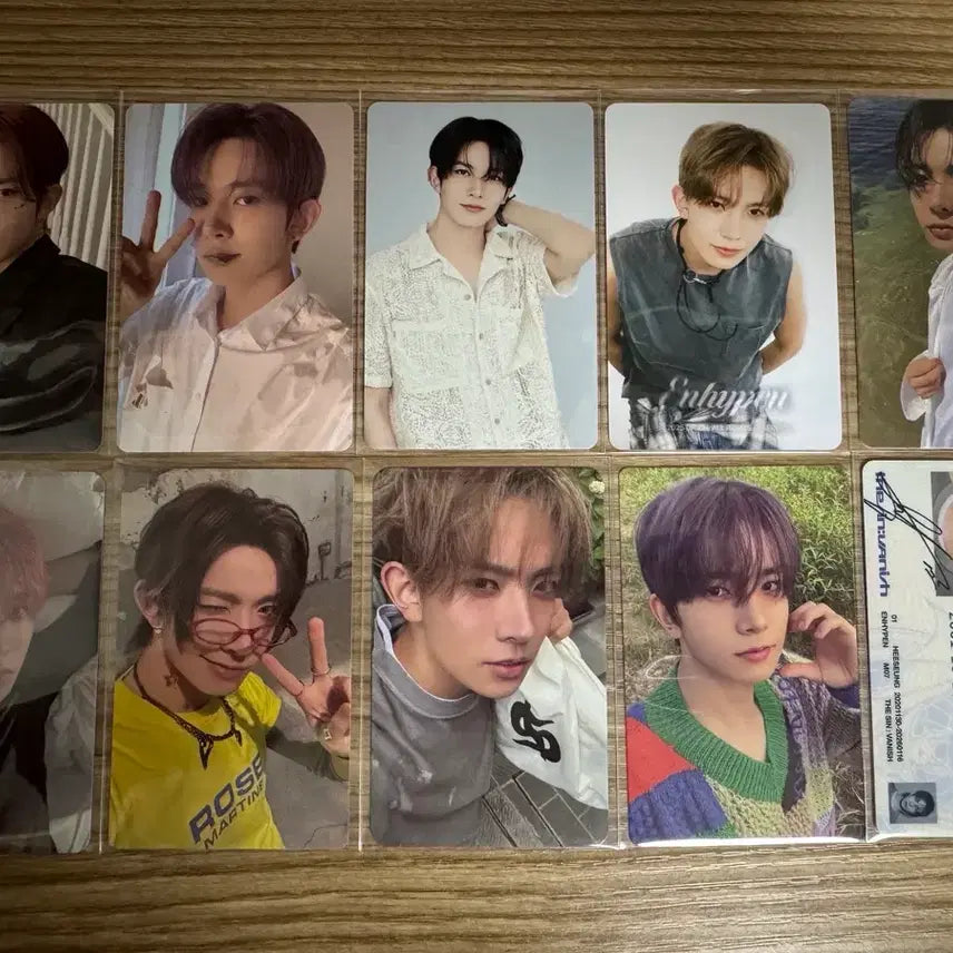 [BUNJANG] ENHYPEN Heeseung Evan Photocard / 에반 희승 엔하이픈 포카 양도 evan heeseung