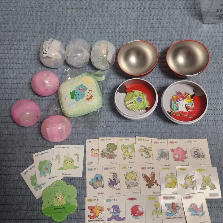 [BUNJANG] Pokemon Stickers, Gacha, Badges Bundle / 포켓몬 스티커, 가챠, 뱃지 판매