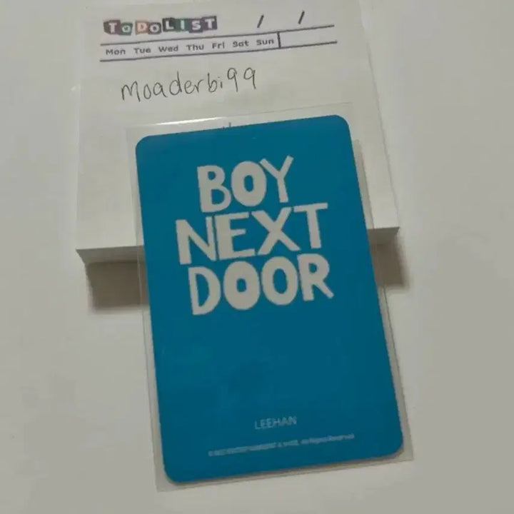[BUNJANG] BOYNEXTDOOR Leehan Photocard / 보넥도 이한 포카