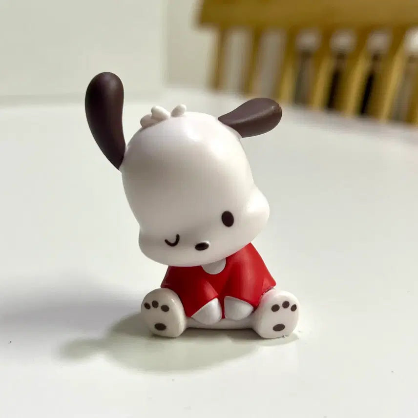 [BUNJANG] Sanrio Pochacco Shoulder Tap Gacha Capsule Figure / 산리오 포차코 해피단브이 어깨쿵 꾸벅 가챠 캡슐 피규어 타카라토미