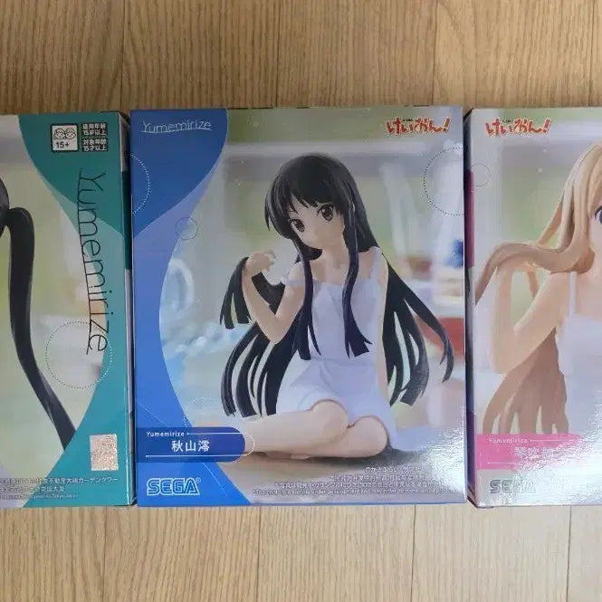 [BUNJANG] K-On! Yumemirize Azusa Mio Tsumugi Figure 3-Set (Sealed) / 미개봉)케이온 유메미라이즈 아즈사 미오 츠무기 피규어 3종 세트