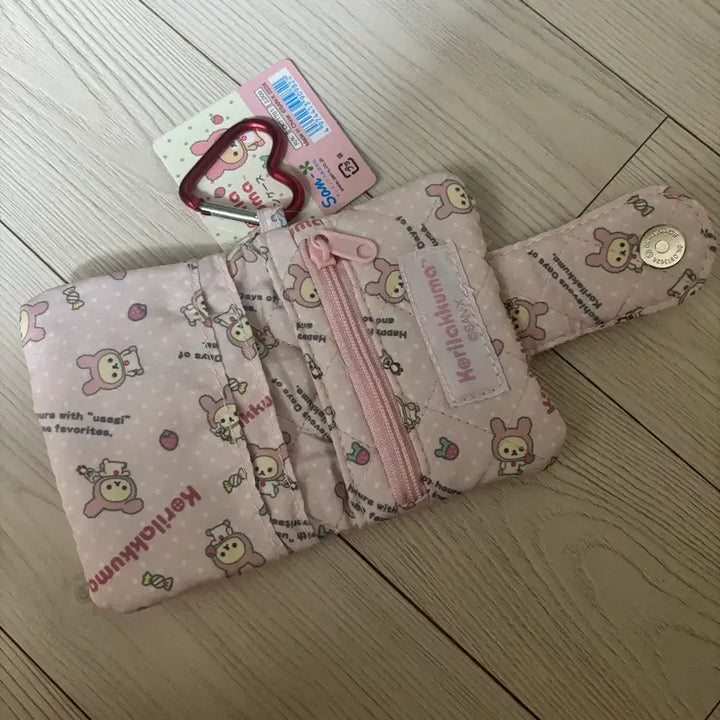 [BUNJANG] San-X Rilakkuma Quilted Wallet / [정품/새상품] 코리락쿠마 퀄팅 지갑 산엑스