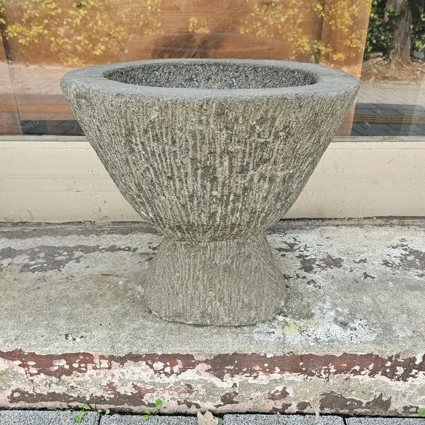 [BUNJANG] Large Granite Mortar and Pestle / 돌절구 / 청석돌절구