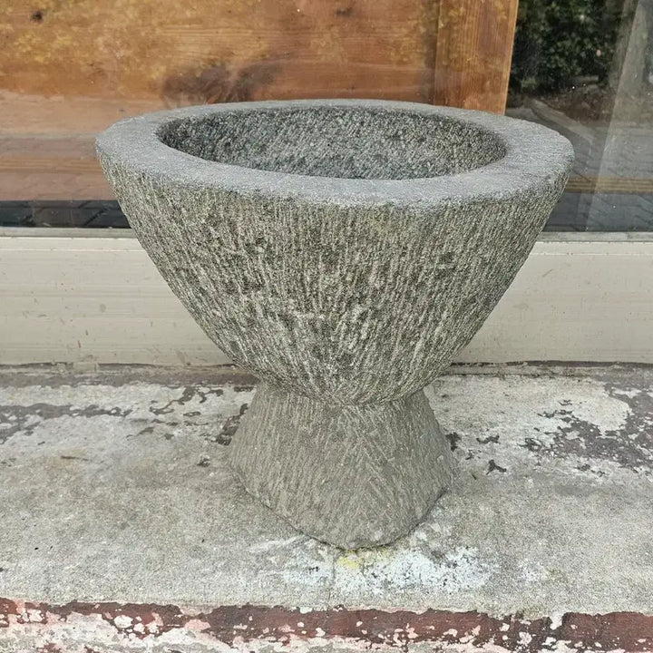 [BUNJANG] Large Granite Mortar and Pestle / 돌절구 / 청석돌절구