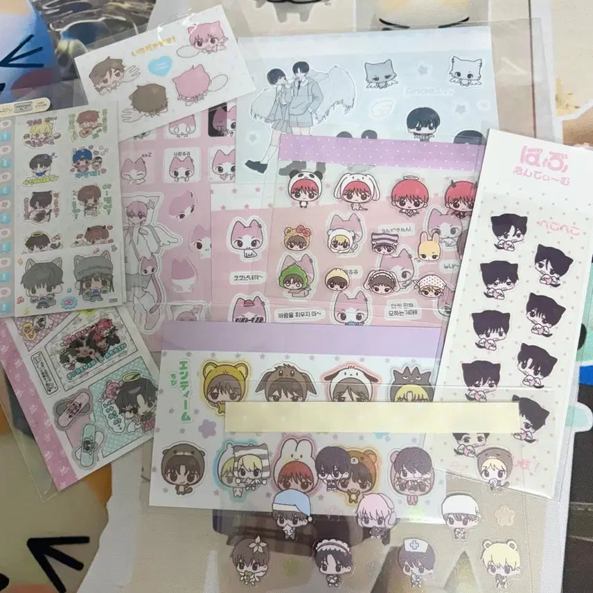 [BUNJANG] ENHYPEN Yuma Sticker Bundle Set / 앤팀 비공굿 유마 위주 스티커 일괄 양도