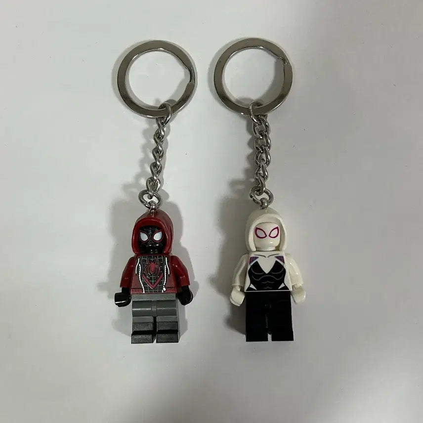 [BUNJANG] Spider-Man Miles Morales Gwen Lego Keychain / 스파이더맨 마일스 마일즈 그웬 레고 키링 고스트 브뉴데