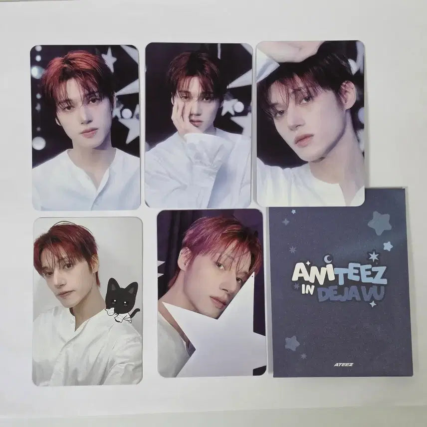 [BUNJANG] Ateez Aniteez Dejavu Wooyoung Photocard Set / 에이티즈 애니티즈 데자부 팝업 트레카, 특전 우영 포카 세트 Ateez Aniteez Wooyoung poca