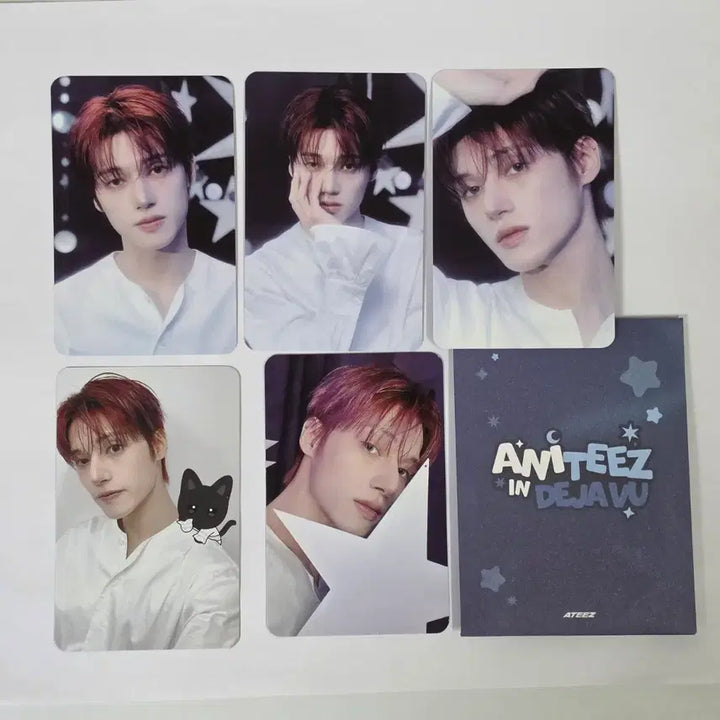 [BUNJANG] Ateez Aniteez Dejavu Wooyoung Photocard Set / 에이티즈 애니티즈 데자부 팝업 트레카, 특전 우영 포카 세트 Ateez Aniteez Wooyoung poca
