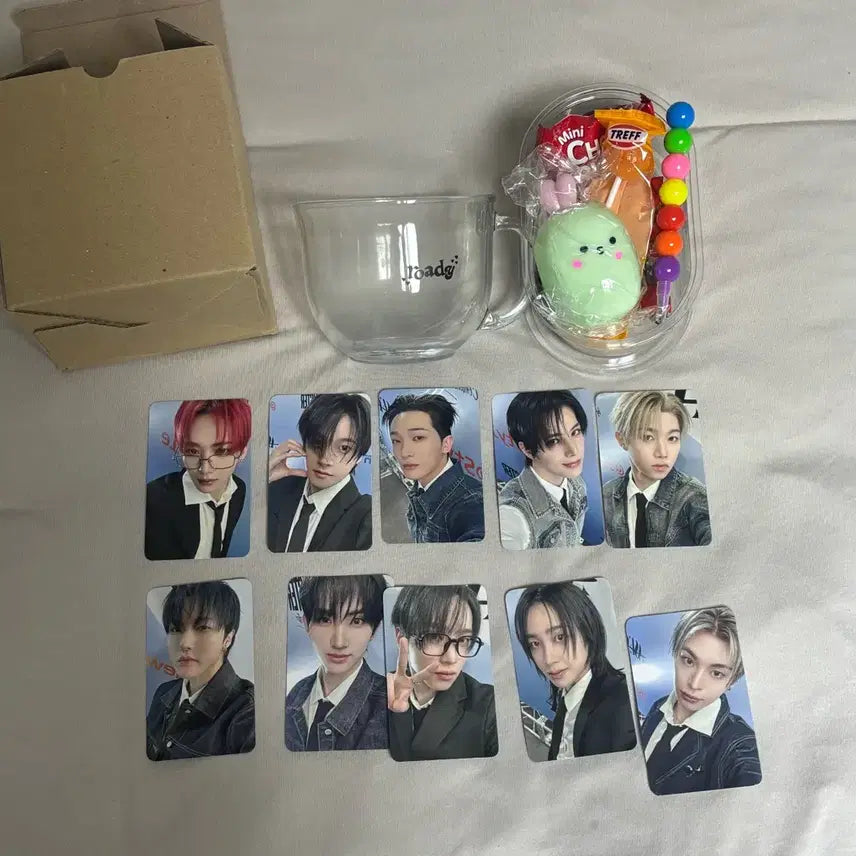 [BUNJANG] xikers Challenge Golden Bell Cereal Cup Photocard Set / 싸이커스 도전골든벨 역조공 시리얼컵 포카 포토카드 김민재 정유준 함진식 박준민 xikers poca