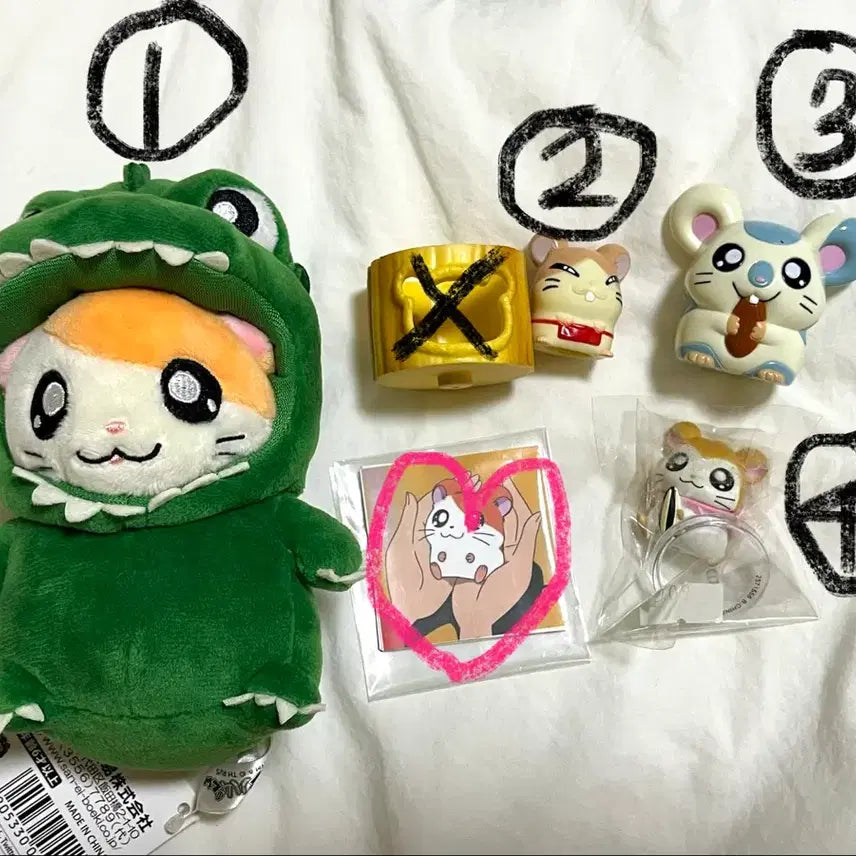[BUNJANG] Hamtaro Vintage Figure / [고전] 햄토리 피규어