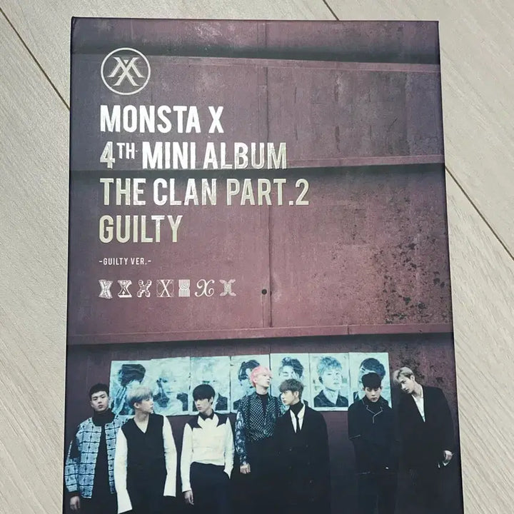 [BUNJANG] MONSTA X 4th Mini Album THE CLAN PT.2 GUILTY / 몬스타엑스 4집 미니앨범 THE CLAN GUILTY