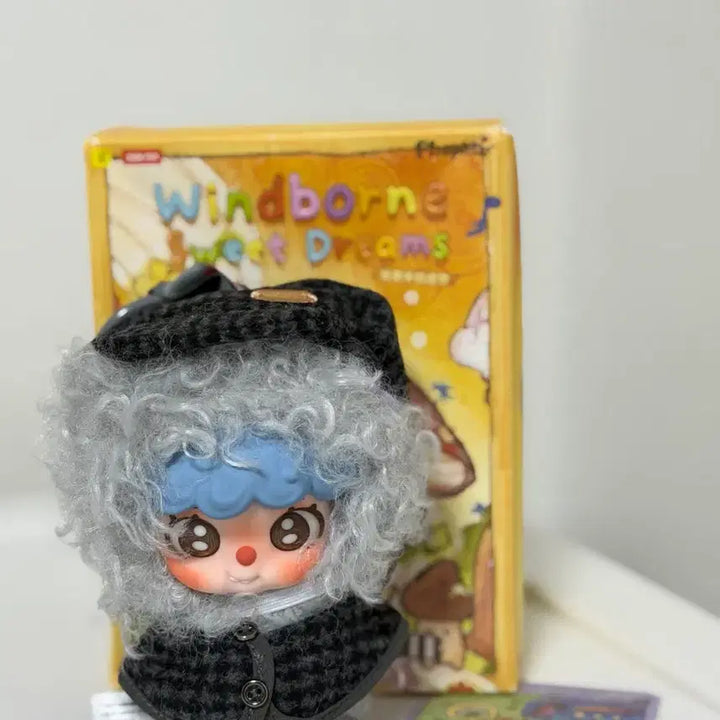 [BUNJANG] Detective Gray Plush Keychain / 피로피루 탐정 회색 그레이 인형키링