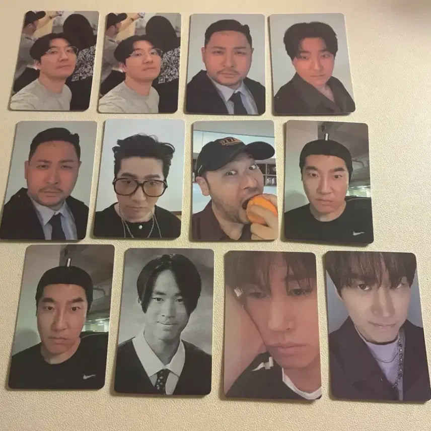 [BUNJANG] Epik High Member Photocard Bundle (12 pcs) &amp; Keychain / 에픽하이 포토카드 12장 키링 미니 박규봉 판매