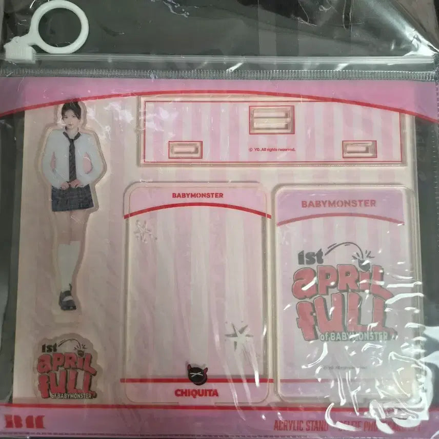 [BUNJANG] BABYMONSTER Acrylic Stand + Selfie Photocard Set / 베이비몬스터 아크릴 스탠드 + 셀피 포토카드 세트