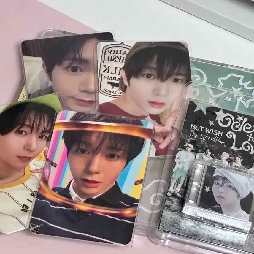 [BUNJANG] NCT WISH Ryo Bundle Set Album Photocard Lucky Draw / 엔시티 위시 료 포카 앨범 일괄 럭키드로우 럭드