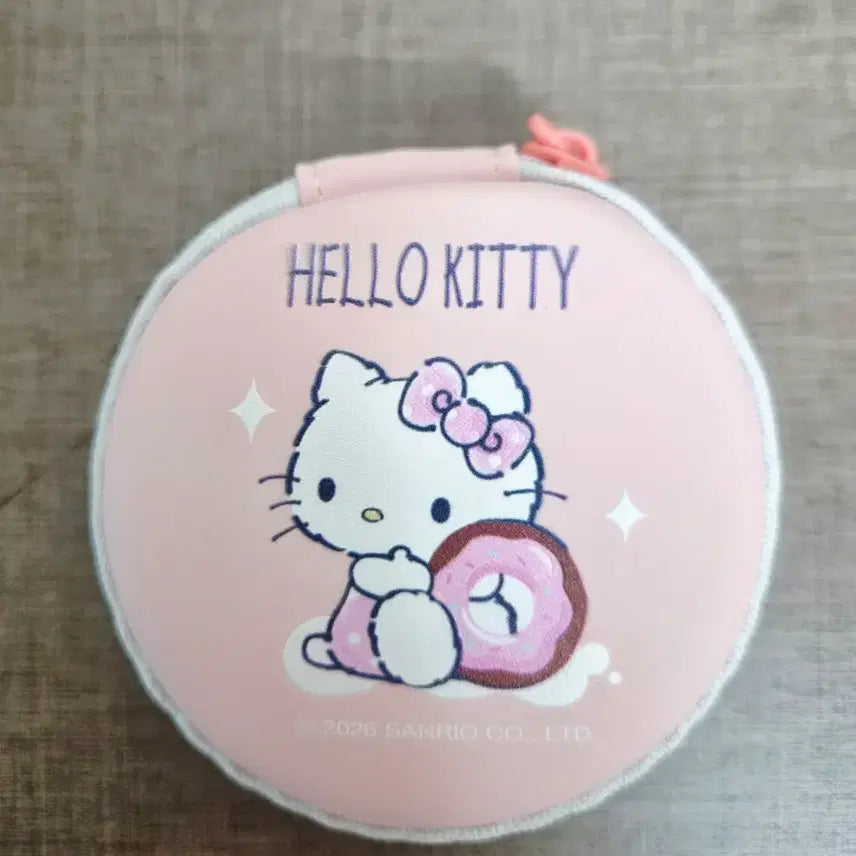 [BUNJANG] Hello Kitty Wired Earphone Pouch Pink / 헬로키티 이어폰 +파우치세트 새상품