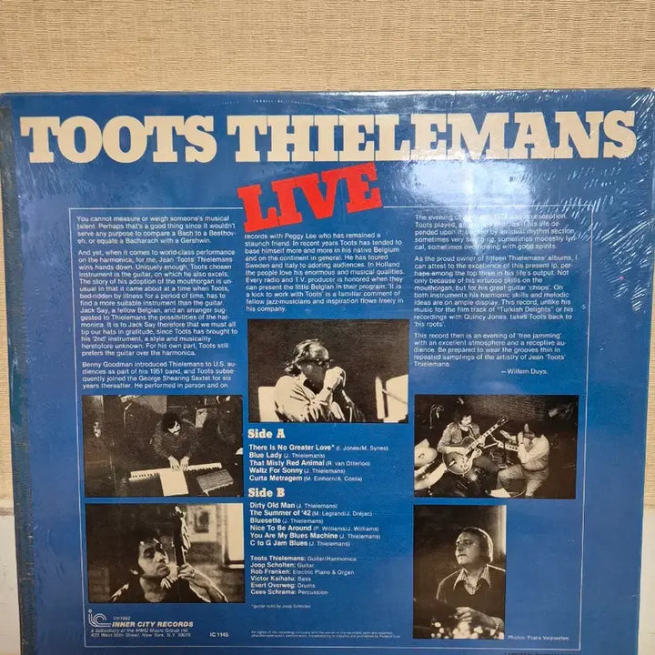 [BUNJANG] Tuxedomoon Live (US Release) LP / 툿츠틸레망 라이브 미국 발매반