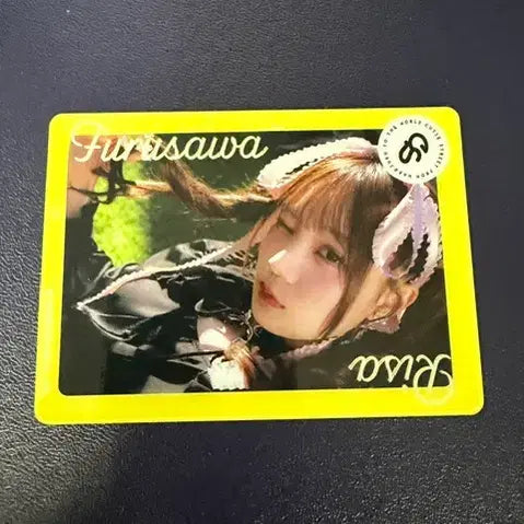 [BUNJANG] Furusawa Risa Clear Photocard / 후루사와 리사 클리어 토레카