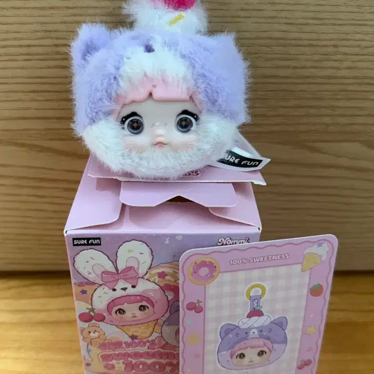 [BUNJANG] Nomi Sweet Dessert Keyring (Unsealed) Purple / 노미 달콤 디저트 키링 (단순개봉) 보라