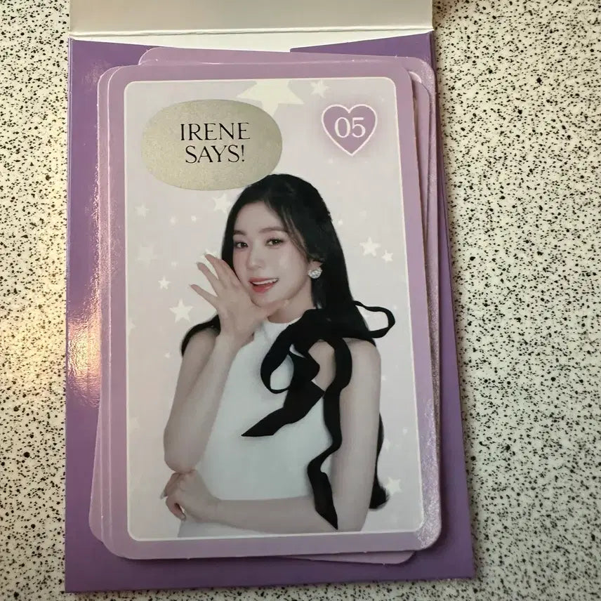 [BUNJANG] Red Velvet Irene I Will Concert Speech Photocard 05 / [판매] 레드벨벳 아이린 I will 콘서트 스피치 포토카드 05