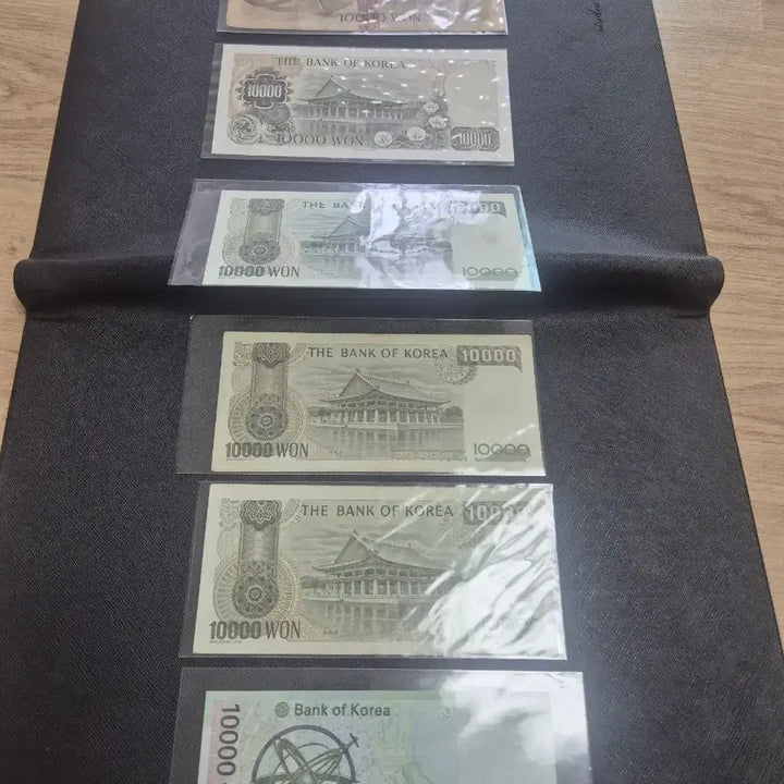 [BUNJANG] Bank of Korea 10,000 Won Old Series Banknote Full Set (1st to 6th Edition) / 한국은행권 10000원권 구권 지폐 전체 세트(1차~6차)