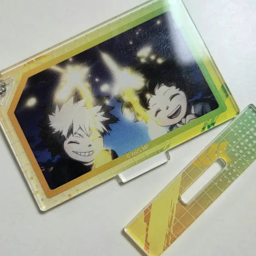 [BUNJANG] Bakugo Midoriya Acrylic Stand Keychain / 바쿠고 미도리야 아크릴 스탠드 키링