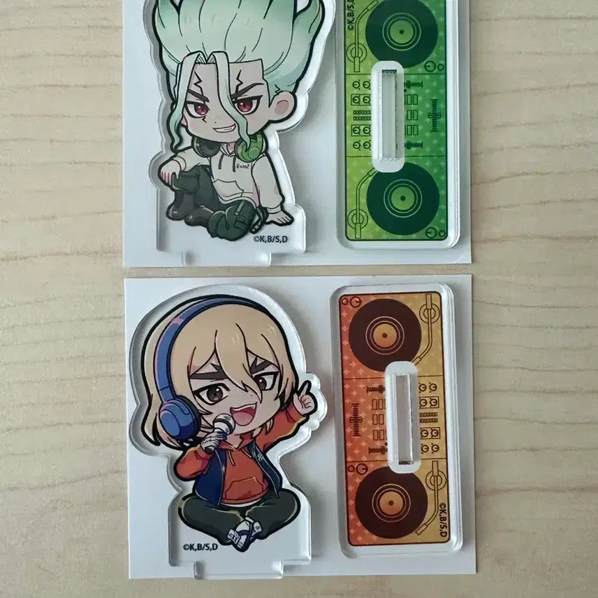 [BUNJANG] Dr. Stone Senku &amp; Ryusui Acrylic Mini Standee Bundle / 닥터스톤 센쿠,류스이 미니 아크릴 일괄 판매