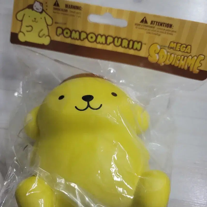 [BUNJANG] Sanrio Pompompurin Mega SquishMe Large Slow-Rising Plush Toy / [미개봉/정품] 산리오 메가 스퀴시미(Mega SquishMe) 대형말랑이 인형 - 폼폼푸린