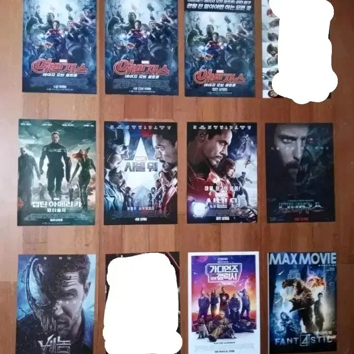 [BUNJANG] Marvel DC Spider-Man Movie Flyers Lot / 영화팜플렛 포스터 전단지 마블 DC 스파이더맨 3000 상품사진중 3장골라서 9천원