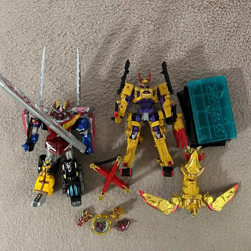 [BUNJANG] Pre-Assembled Don Onitaijin, Horyu Kohsin, &amp; Omikoshi Phoenix Bundle / 가조립 미니프라 돈오니타이진 + 호룡공신 + 오미코시 피닉스 일괄 판매합니다