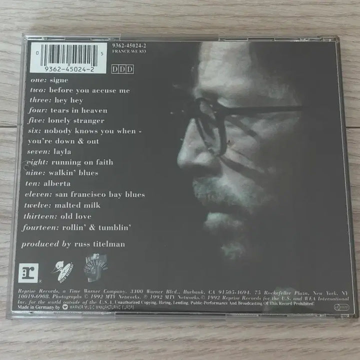 [BUNJANG] Eric Clapton Unplugged German First Press CD / 에릭 클랩튼 언플러그드 독일 초판 CD 음반 Eric Clapton Unplugged